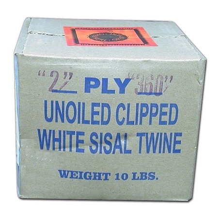 T.W. Evans Cordage Co. 3/16. Dia x 1710 ft. 2-Ply 360 Sisal Twine 10 Tube 35-302